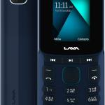 Lava A3 Power (Aqua Blue),Military Grade Certified, Jumbo Battery with 10 Days Backup, Dedicated Music Buttons, Keypad Mobile, Basic Mobile