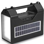 HF-F299 Wireless Bluetooth 5.1 Portable Speaker Solar Rechargeable Torch Light FM Radio TF Slot